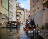 Den Vltavy v pražských Benátkách