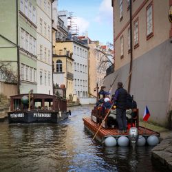 Den Vltavy v pražských Benátkách